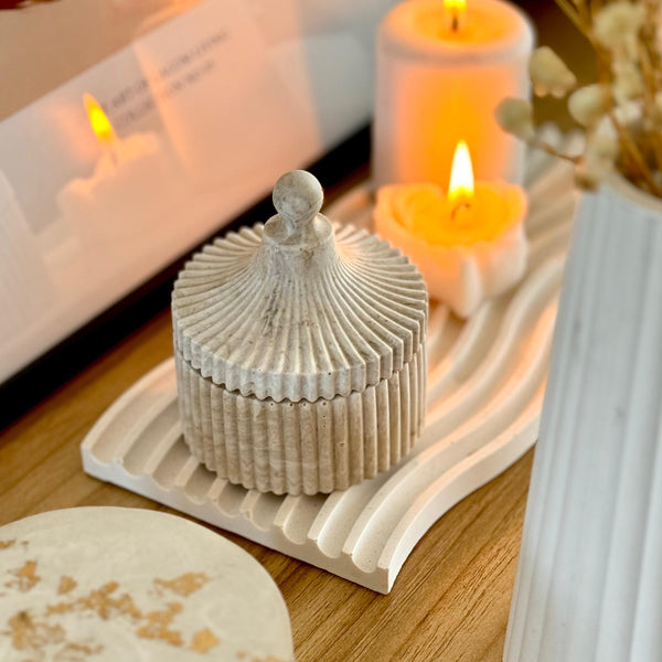 Petite boîte rayée