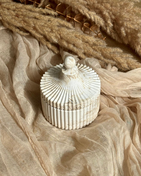 Boîte à bijoux rayée