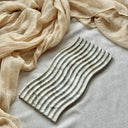  Beige et gris marbré