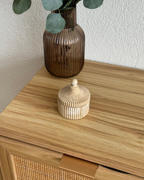 Petite boîte rayée