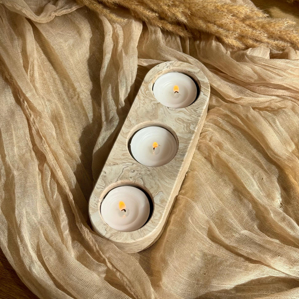 Porte bougie trio