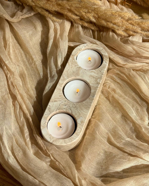 Porte bougie trio