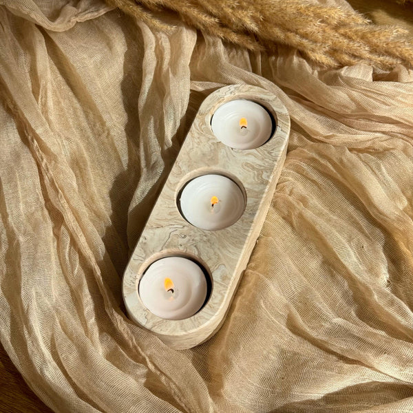 Porte bougie trio