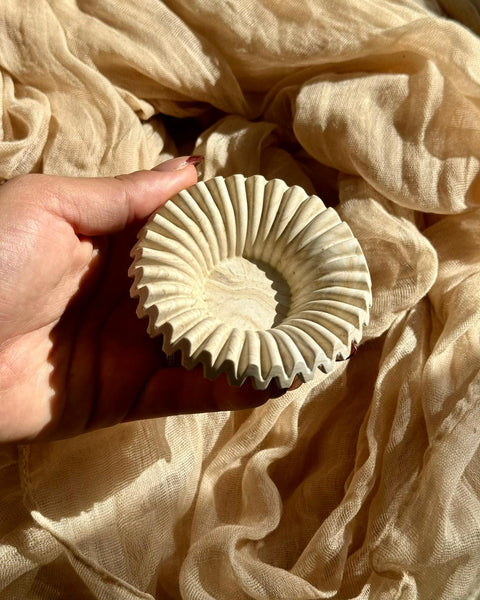 Petit vide-poche plissé